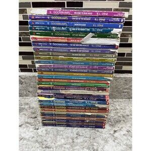 Lot 30 Incomplete set RL Stine Goosebumps books Series Vintage Good- Acceptable